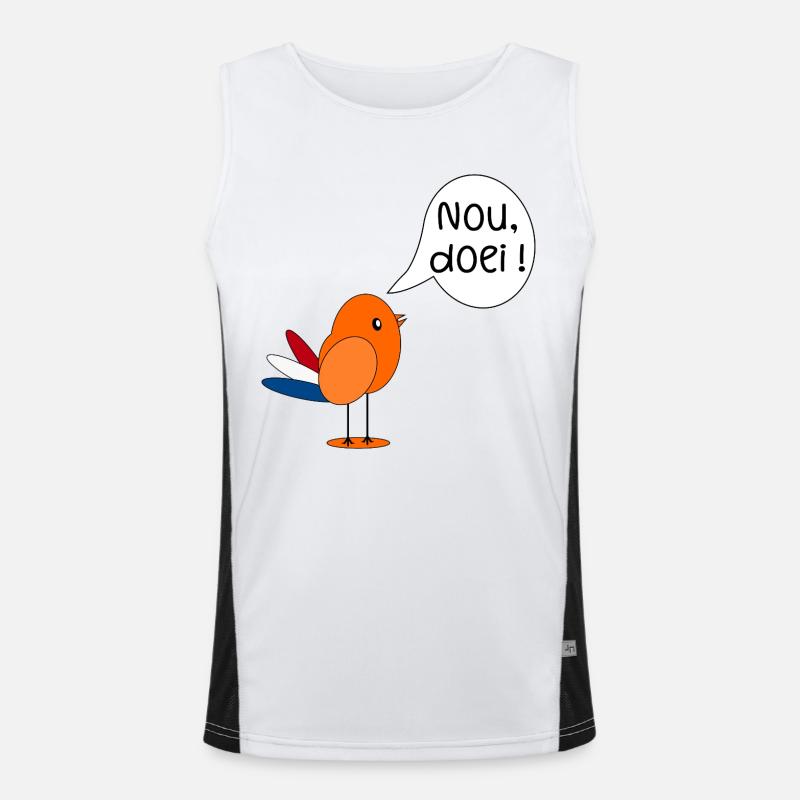 Na dann, tschüss Funktionelles Kontrast-Tank Top für Männer 
