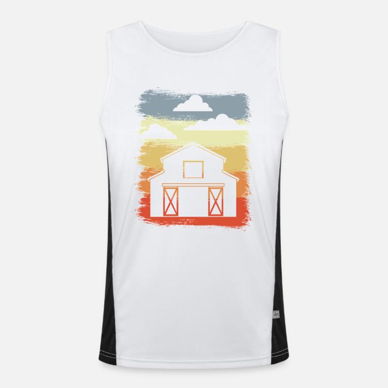 Retro Barn Men's Functional Contrast Tank Top 
