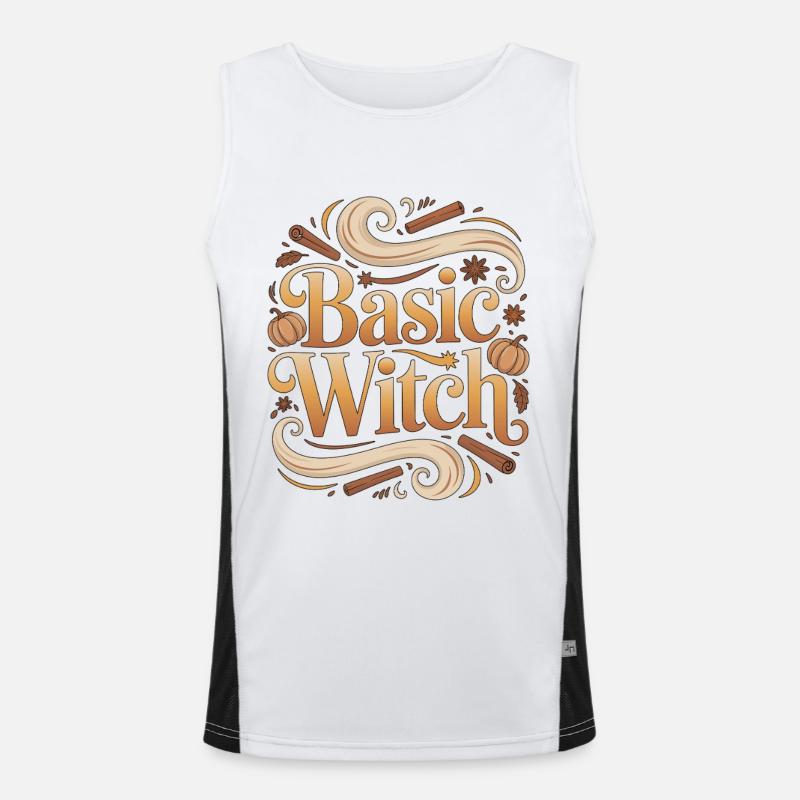 Witchcraft Basic Witch Loves Tarot Reading Wicca Funktionelles Kontrast-Tank Top für Männer 