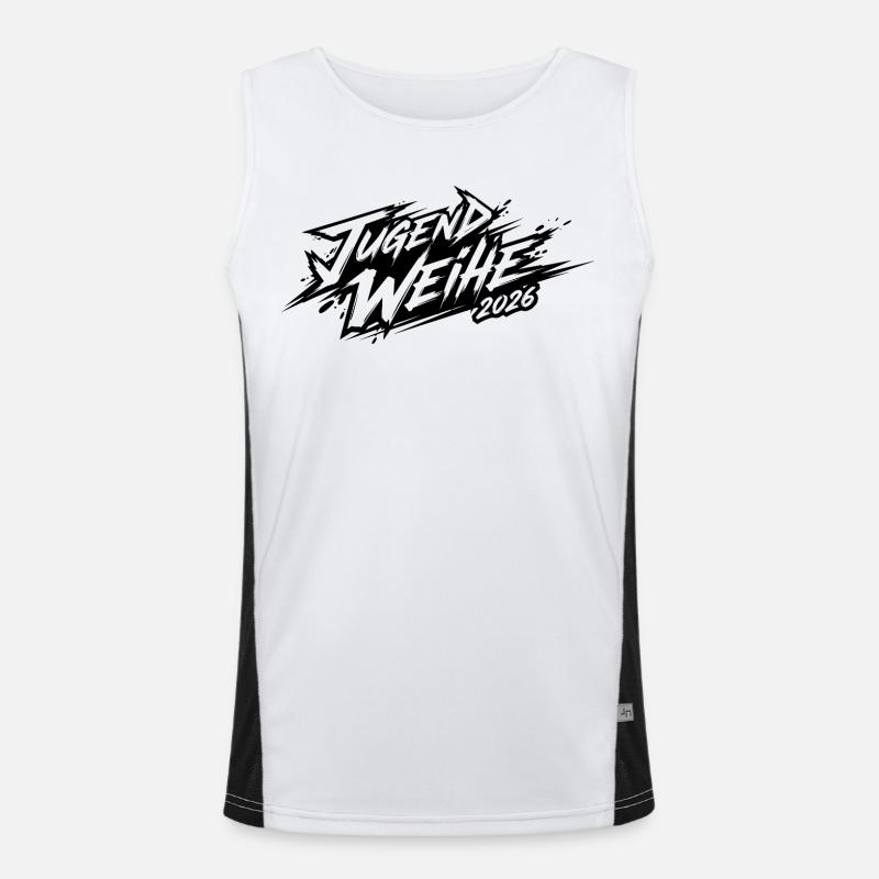 Jugendweihe 2026 Funktionelles Kontrast-Tank Top für Männer 