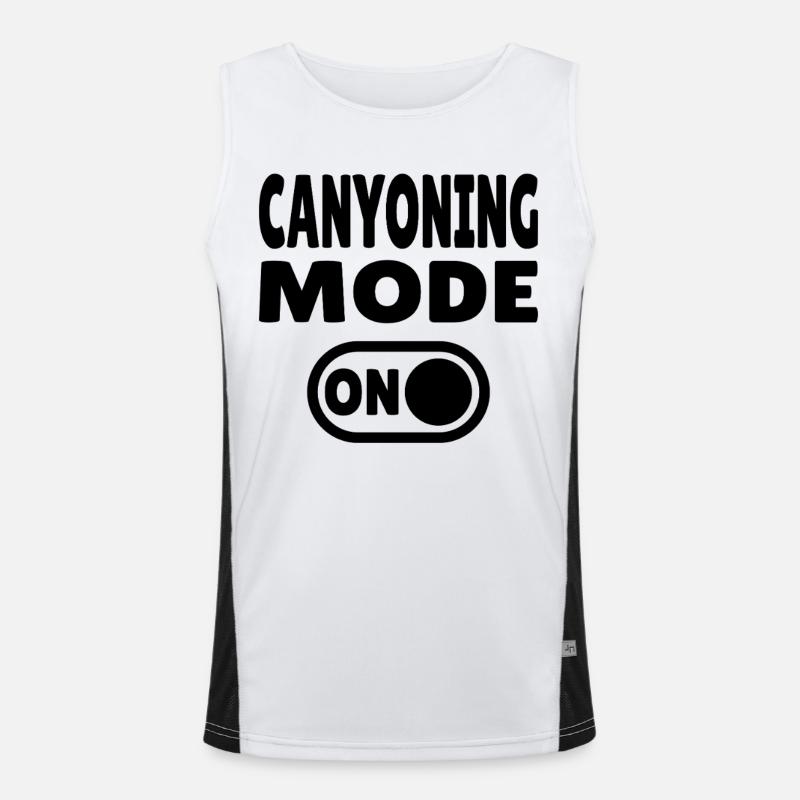 Mode canyoning ACTIVÉ – Passer à l’adrénaline Débardeur respirant contrasté Homme 