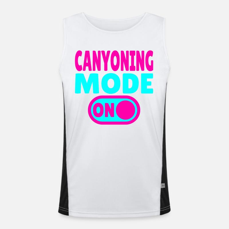 Mode canyoning ACTIVÉ – Passer à l’adrénaline Débardeur respirant contrasté Homme 