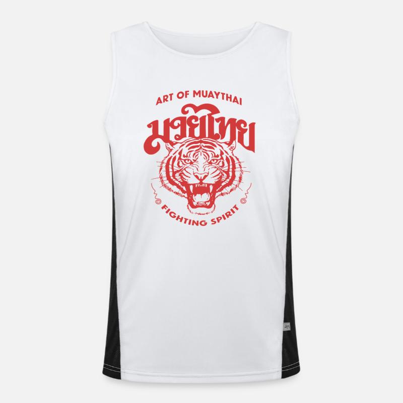 KUNST DES MUAY Funktionelles Kontrast-Tank Top für Männer 