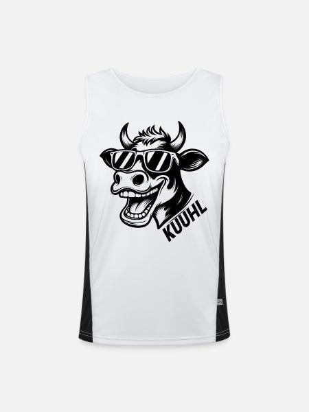 Kuhl - Men's Functional Contrast Tank Top  - white/black