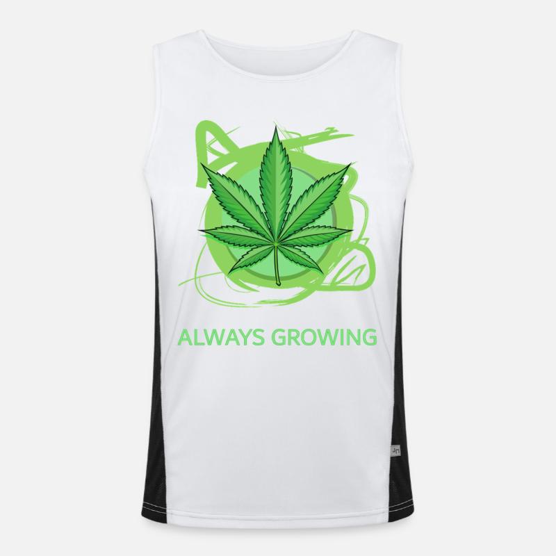 Vokser altid Funktionel kontrast tanktop til herrer 