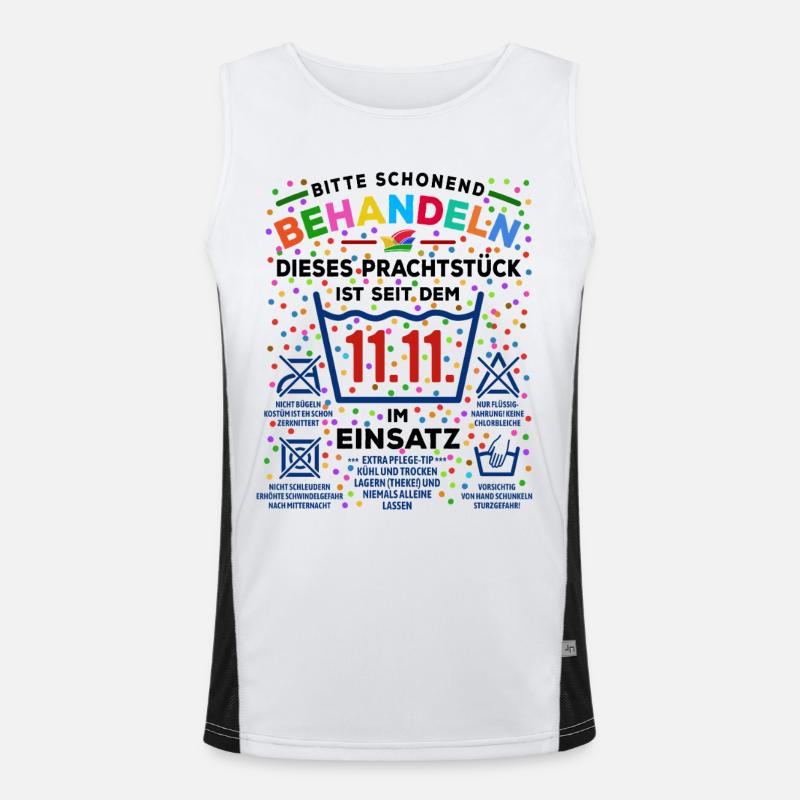 en usage depuis la version 11.11. | Costume de carnaval Débardeur respirant contrasté Homme 