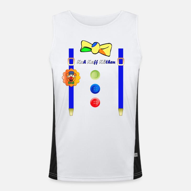 KuKaKö - Carnaval Carnaval Lundi gras Köthen Débardeur respirant contrasté Homme 