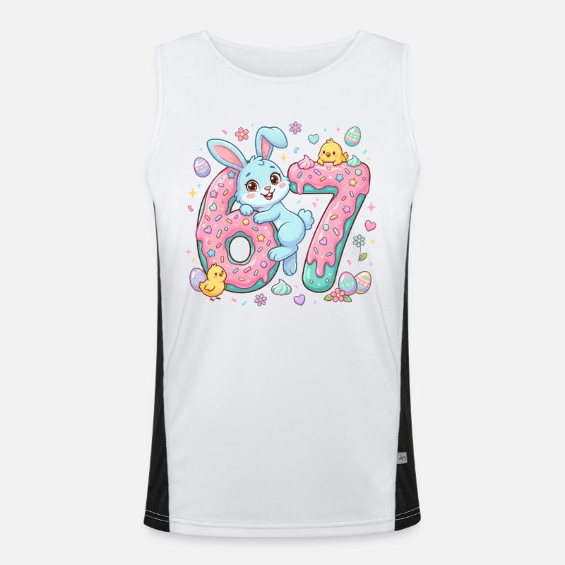 67 Easter Men's Functional Contrast Tank Top 