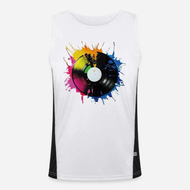 Record Men's Functional Contrast Tank Top 