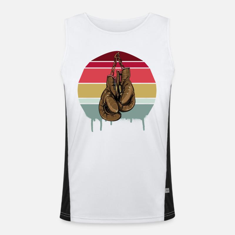 Boxing Gloves Men's Functional Contrast Tank Top 