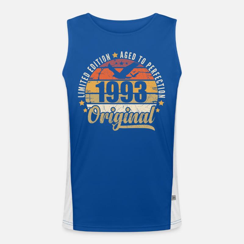 Geburtstagsgeschenk 1993 Original 1993 Funktionelles Kontrast-Tank Top für Männer 