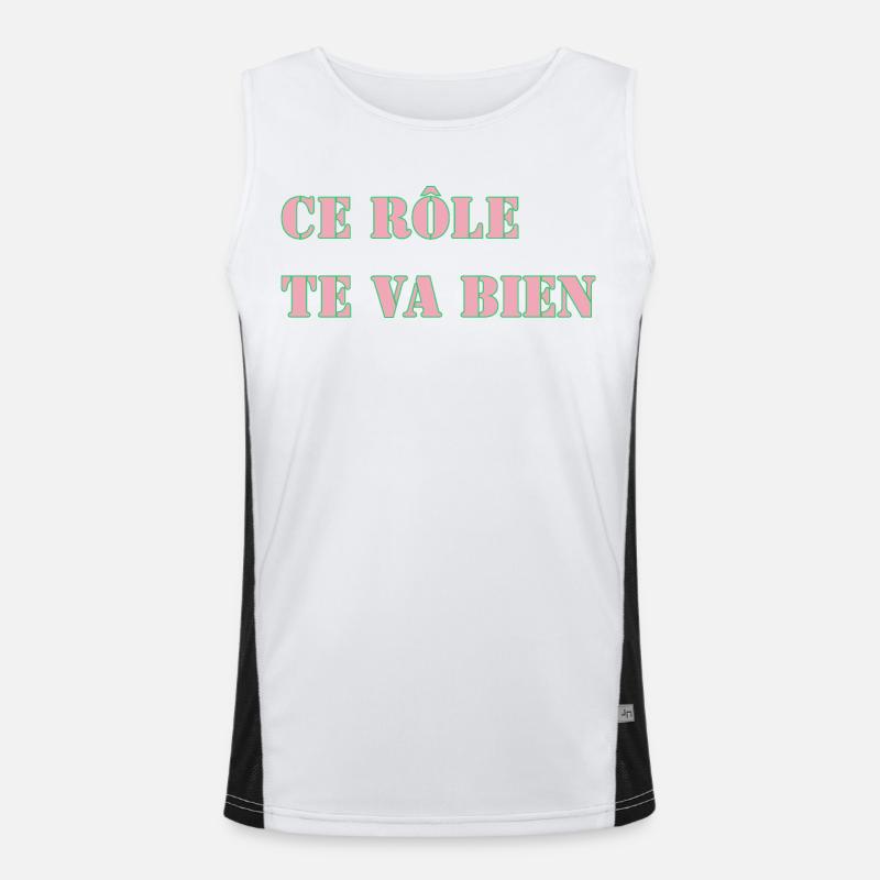 DIESE ROLLE PASST GUT ZU DIR Funktionelles Kontrast-Tank Top für Männer 