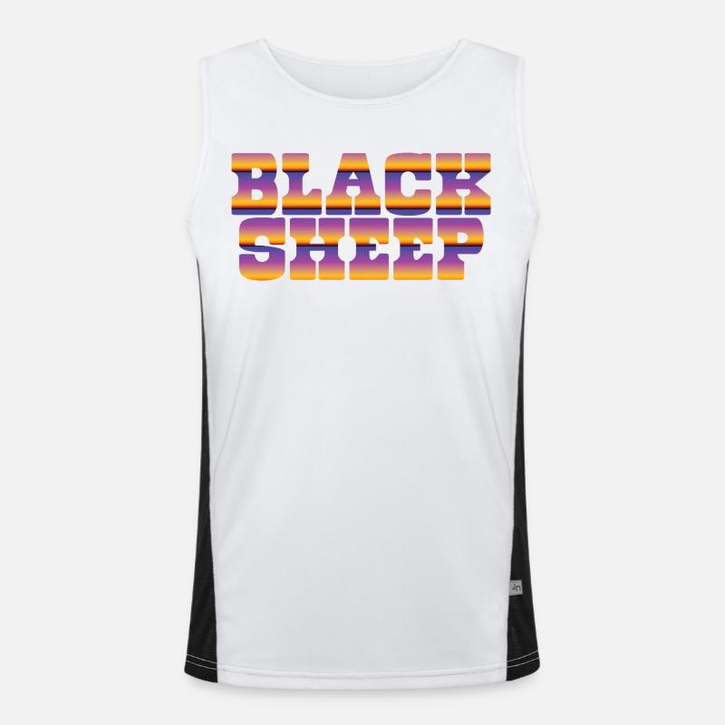 black sheep Men's Functional Contrast Tank Top 