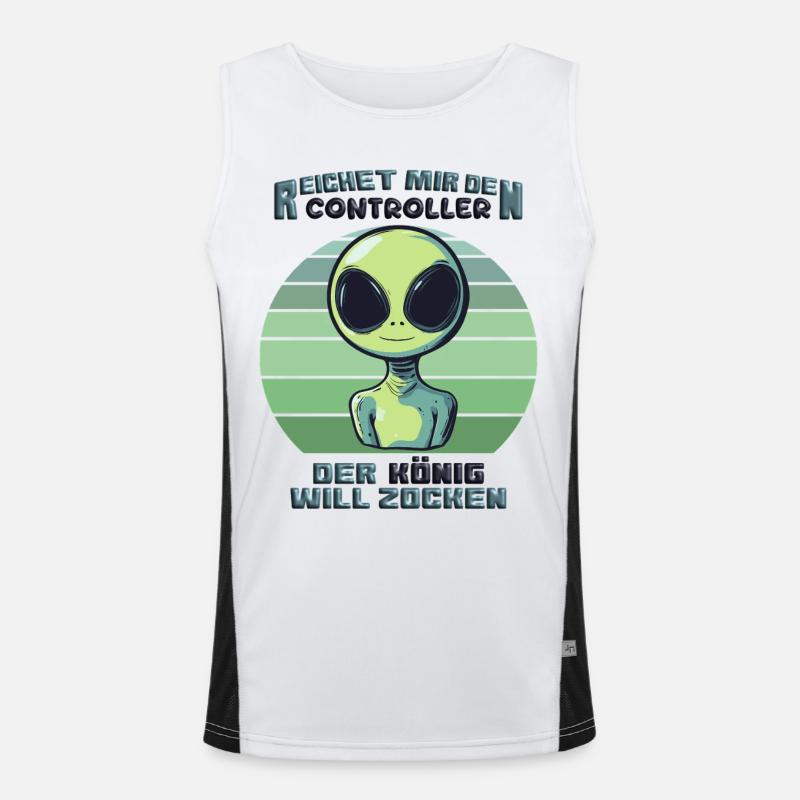 Alien - reichet mir den controller Funktionelles Kontrast-Tank Top für Männer 
