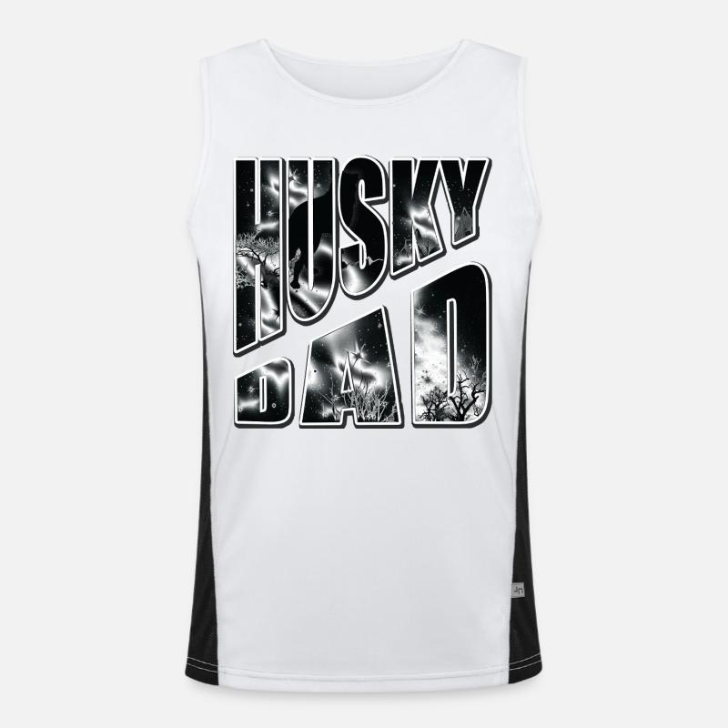 Étoile de brouillard Papa Husky Débardeur respirant contrasté Homme 