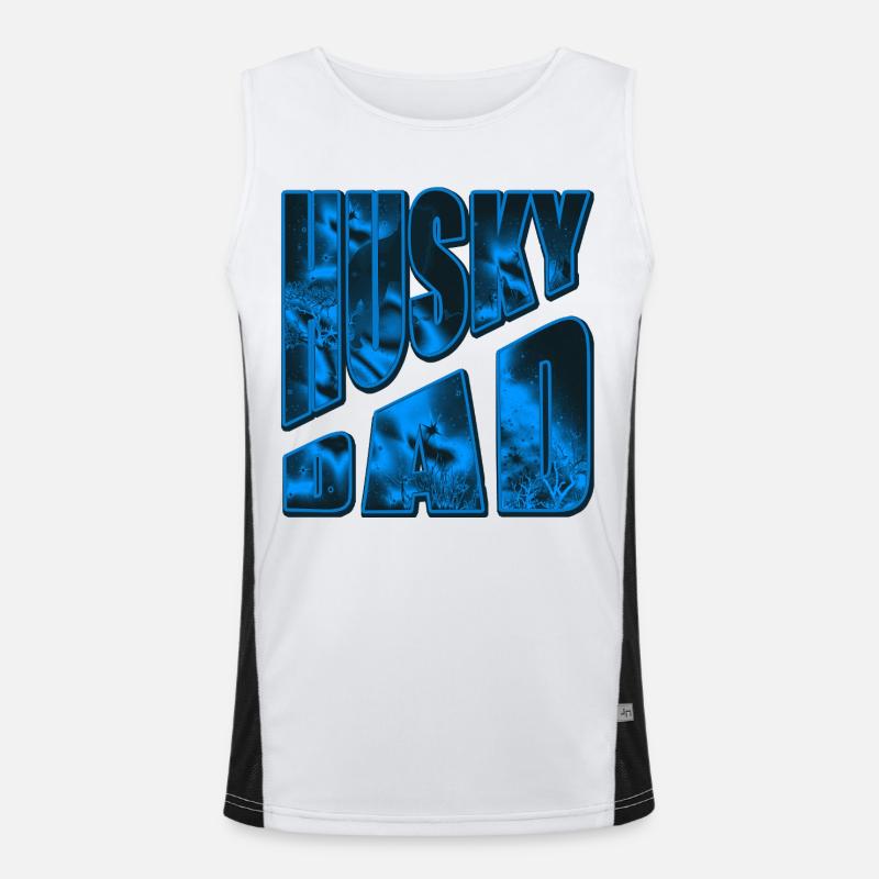 Husky Bad Neon Eisdesign Men's Functional Contrast Tank Top 
