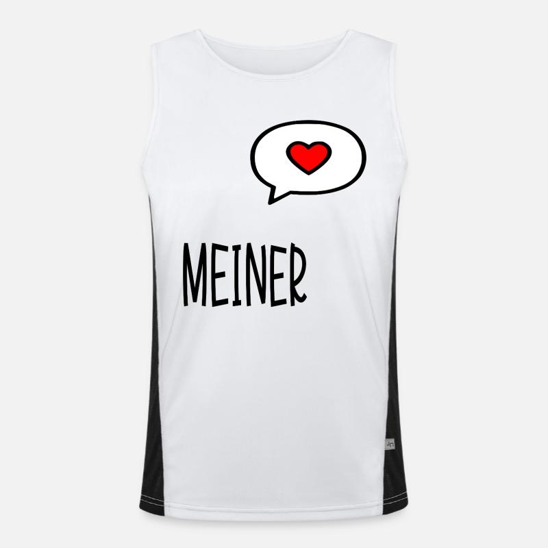 Relation de la Saint-Valentin à moi Débardeur respirant contrasté Homme 