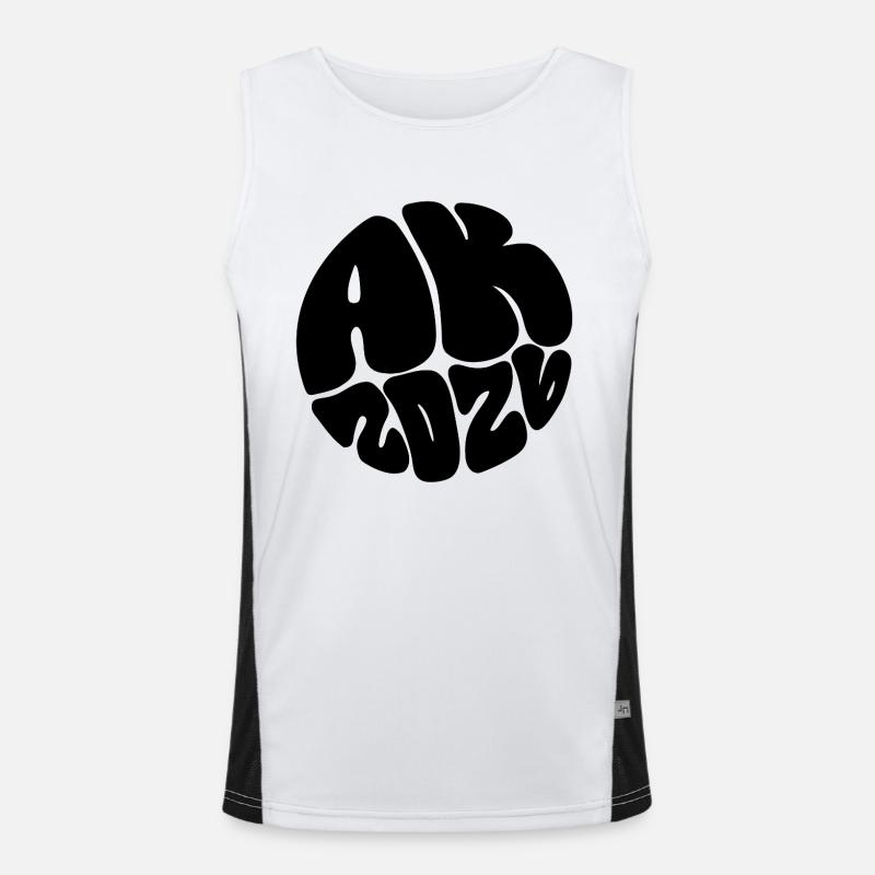 Bitte Design hochladen Funktionelles Kontrast-Tank Top für Männer 