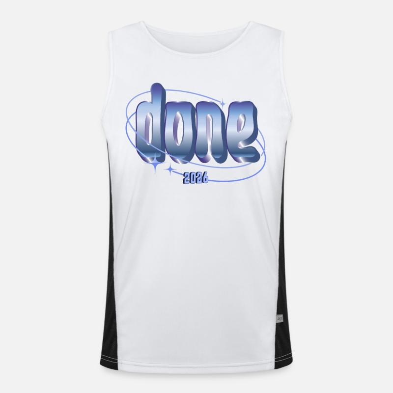 Done 2026 Orbit Design Funktionelles Kontrast-Tank Top für Männer 