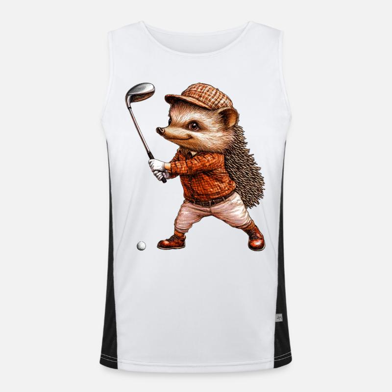 Hedgehog Golf Men's Functional Contrast Tank Top 