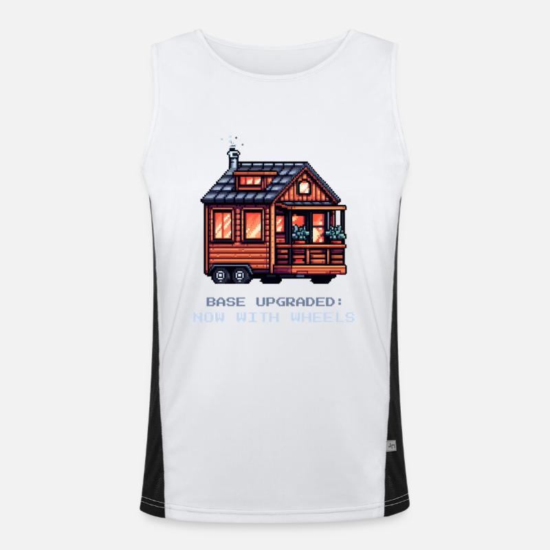 Basic upgrade on wheels | Tiny House Men's Functional Contrast Tank Top 