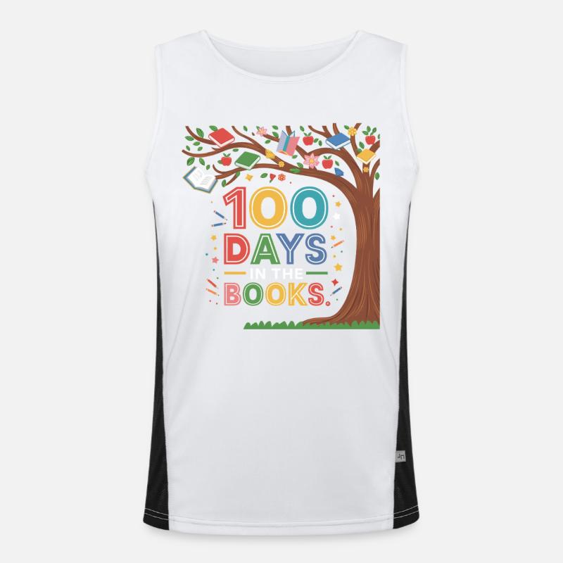 100 jours dans le Buchwald Débardeur respirant contrasté Homme 