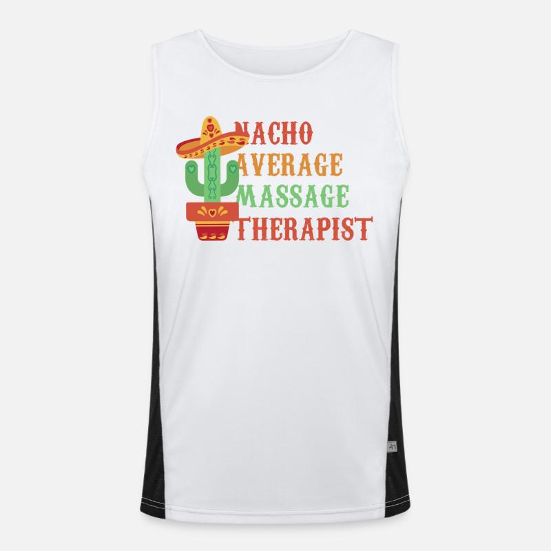 Nicht-nacho Durchschnittsmasseur Funktionelles Kontrast-Tank Top für Männer 