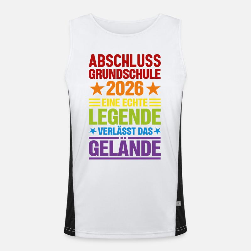 Remise des diplômes de l'école primaire 2026 Débardeur respirant contrasté Homme 