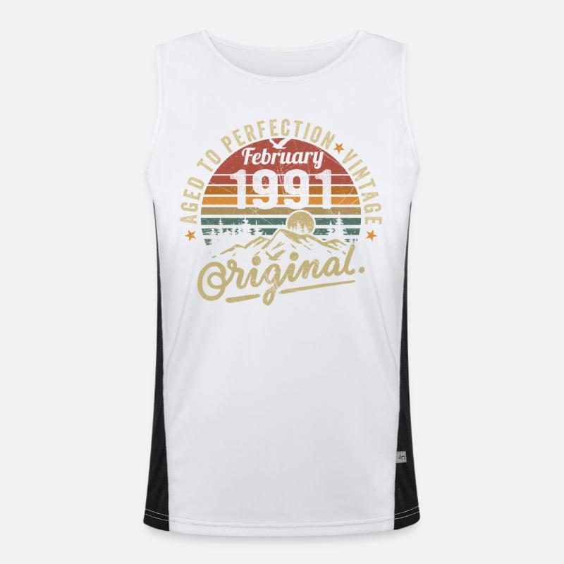 February 1991 Men's Functional Contrast Tank Top 