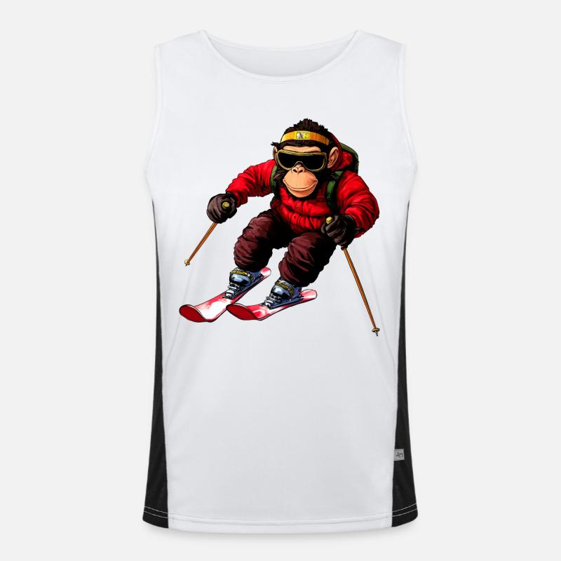 Ski de singe Débardeur respirant contrasté Homme 