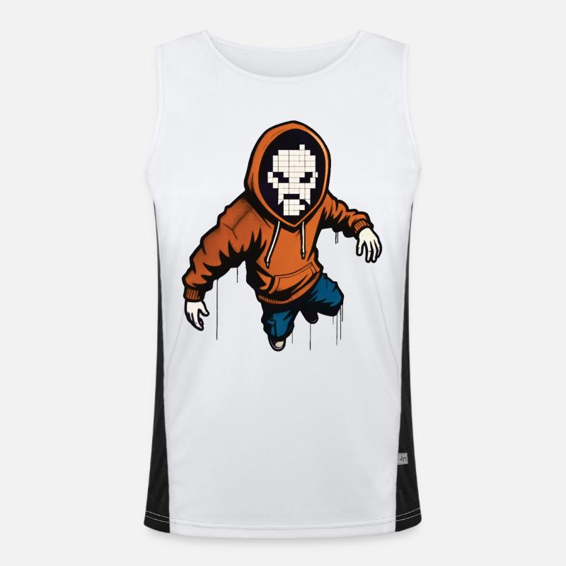 HACKER BOY - geek & scifi Débardeur respirant contrasté Homme 