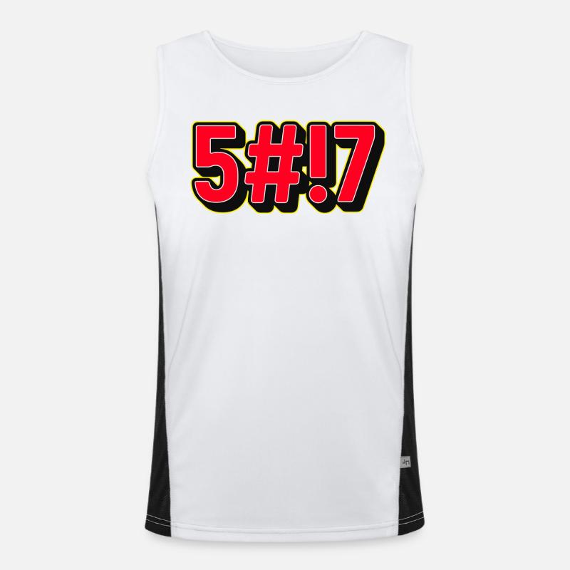 Scheiße 3D Funktionelles Kontrast-Tank Top für Männer 