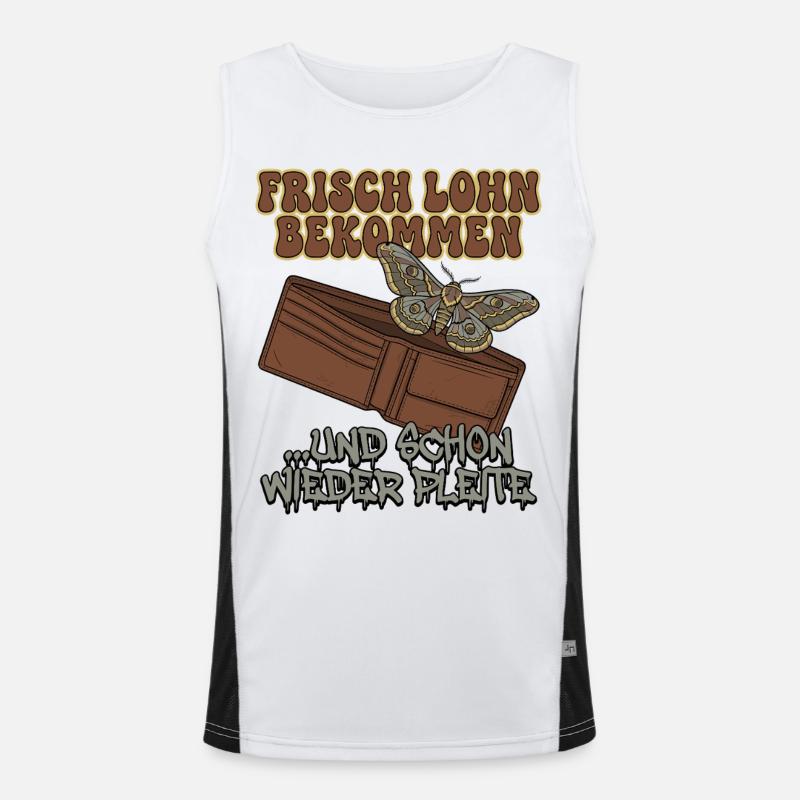 Wage Moth Men's Functional Contrast Tank Top 