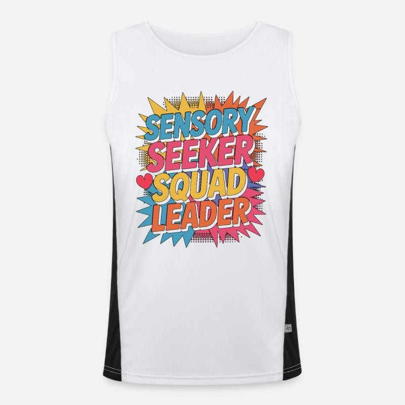 Pediatric OT Sensory Seeker Child Development Funktionelles Kontrast-Tank Top für Männer 
