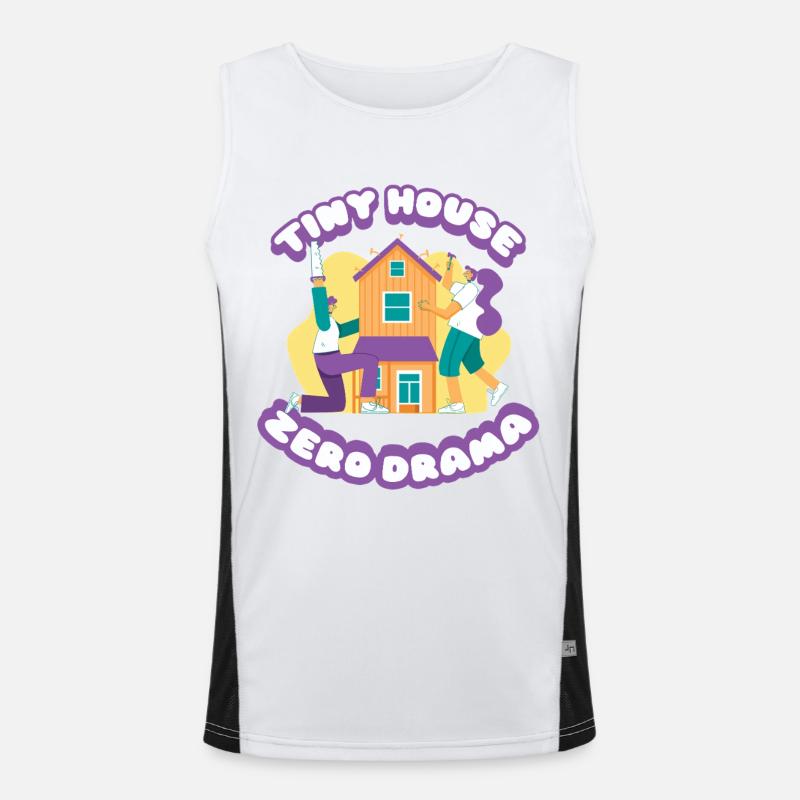 Tiny House Zéro Drame Débardeur respirant contrasté Homme 
