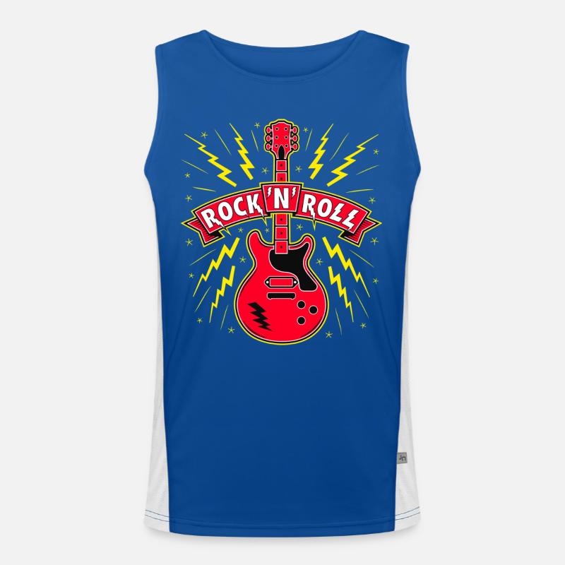Rock 'N' Roll Guitar Men's Functional Contrast Tank Top 