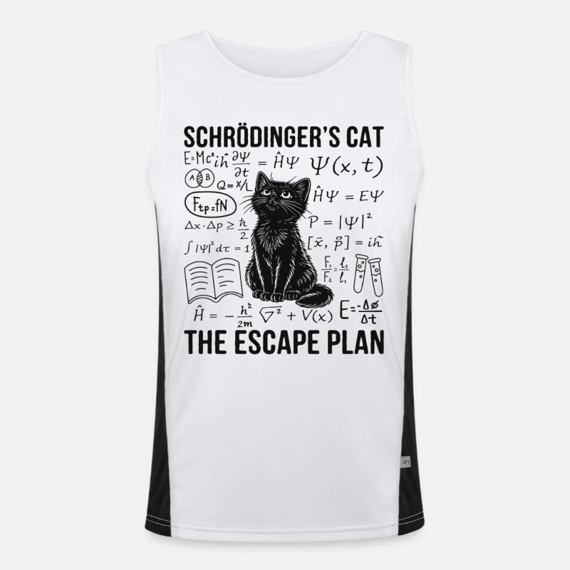 Le Chat de Schrödinger L’évasion Débardeur respirant contrasté Homme 