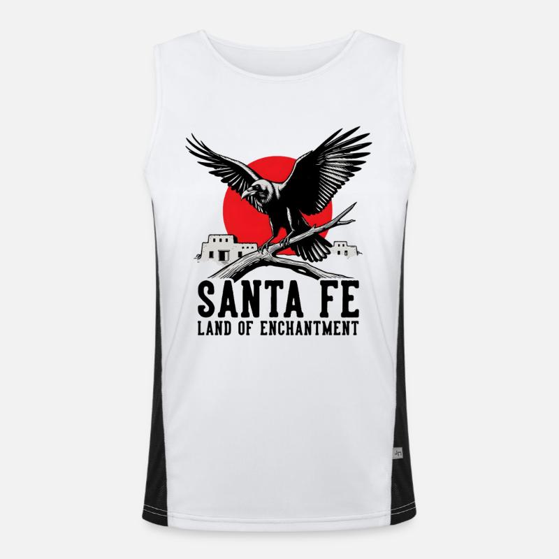 Santa Fe Sunset Men's Functional Contrast Tank Top