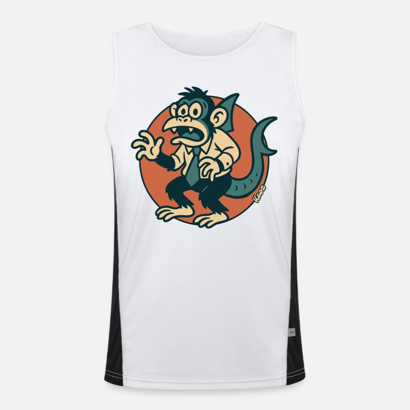 Corporate Monkey  Men's Functional Contrast Tank Top 