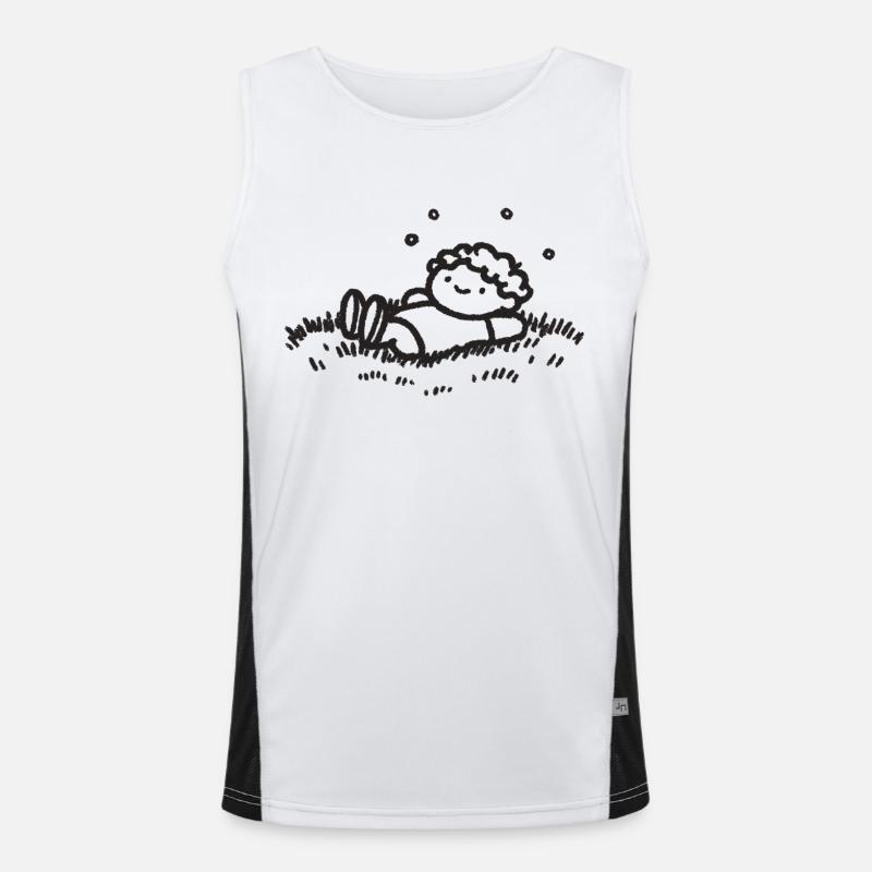 Meadow rest Men's Functional Contrast Tank Top 
