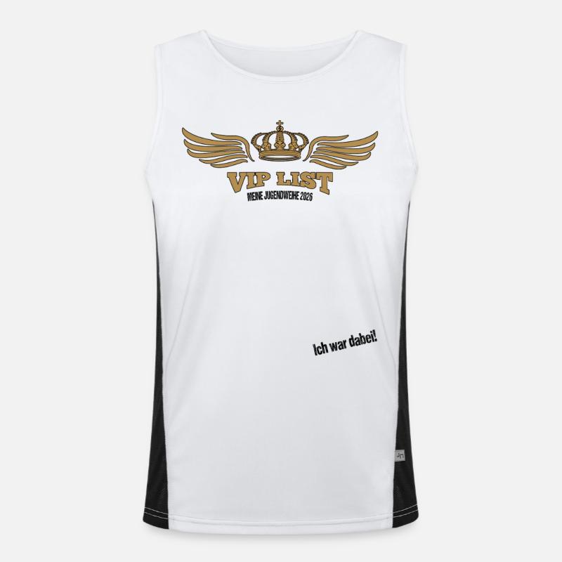 Jugendweihe - Jugendweihe 2026 Men's Functional Contrast Tank Top 