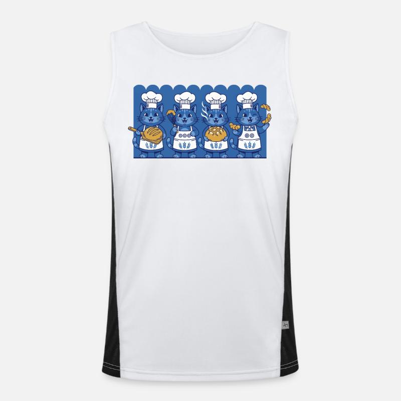 Sourdough Bread Baking Baker Sourdough Starter Jar Funktionelles Kontrast-Tank Top für Männer 