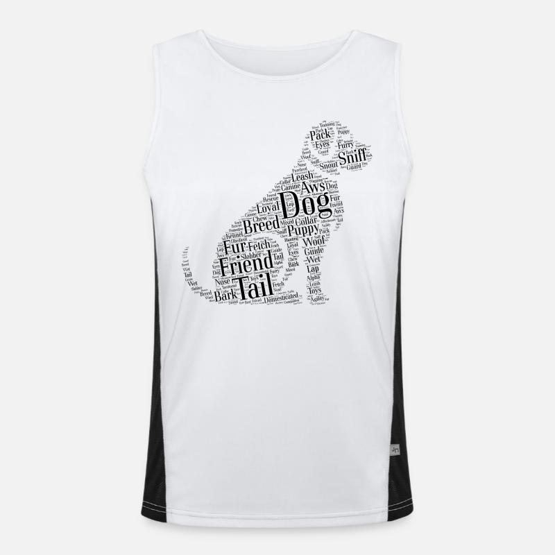 Dog Cloud Men's Functional Contrast Tank Top 