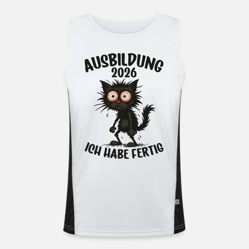 Training 2026 Trainee Qualification Trainee - Men's Functional Contrast Tank Top  - white/black