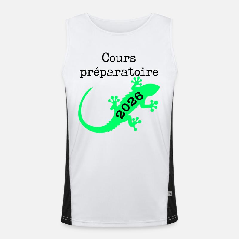 Preparatory Course 2026 School Men's Functional Contrast Tank Top 