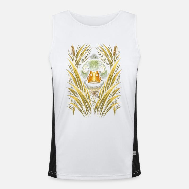 duck shooting Men's Functional Contrast Tank Top 