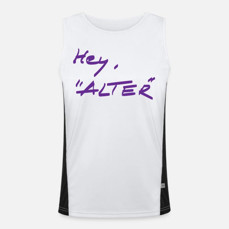 Greeting - different Men's Functional Contrast Tank Top 