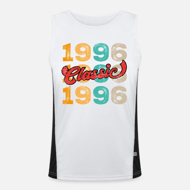Classic 1996 Funktionelles Kontrast-Tank Top für Männer 