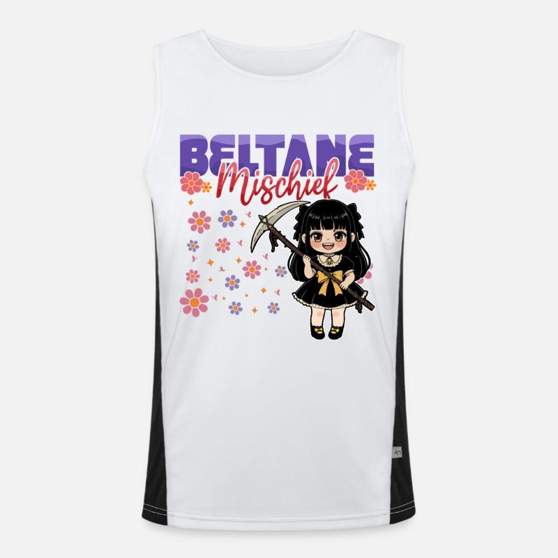 Beltane Bénédictions Célébrations du 1er mai Pagan Débardeur respirant contrasté Homme 