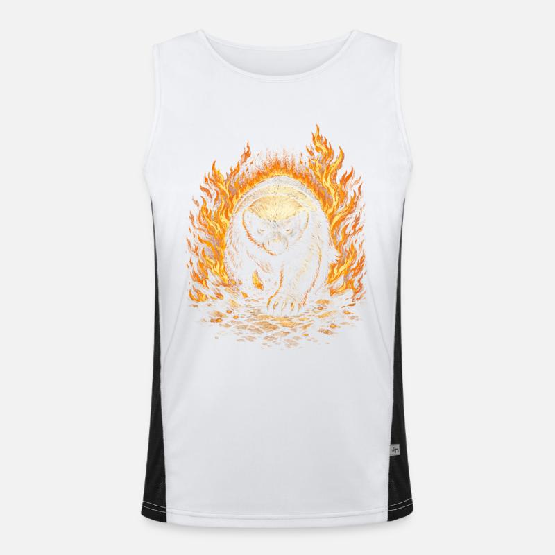 Honigdachs Honey Badger Tier Funktionelles Kontrast-Tank Top für Männer 